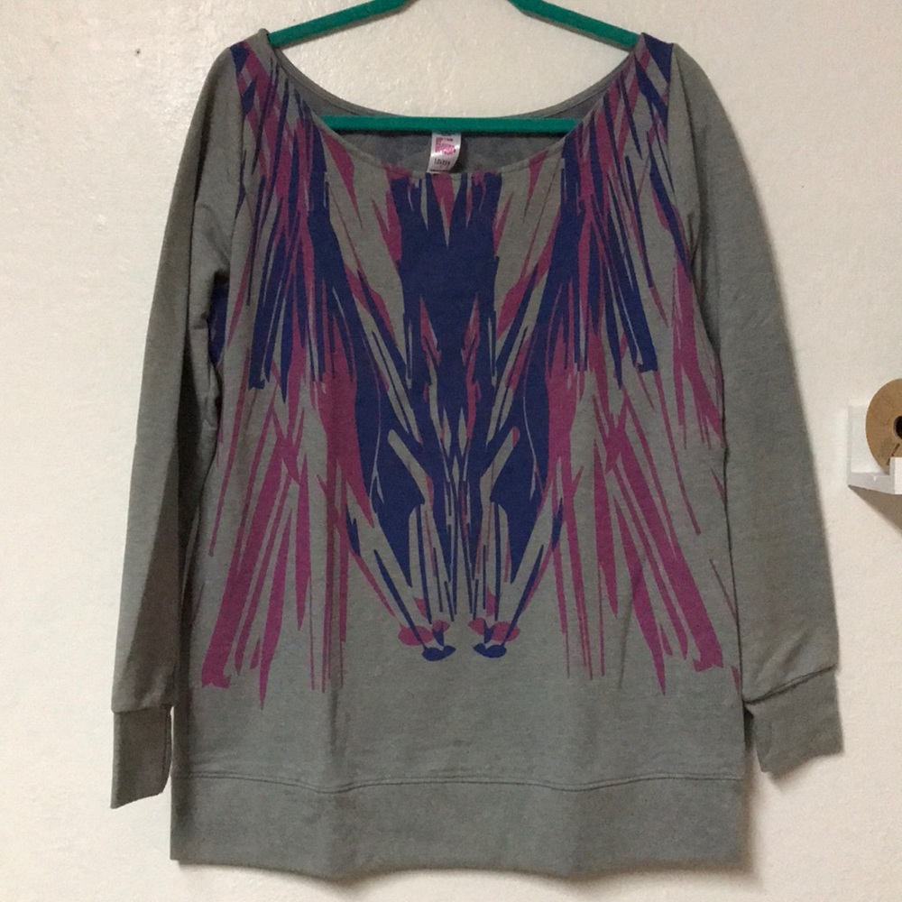 Zumba yoga long sleeve pullover
